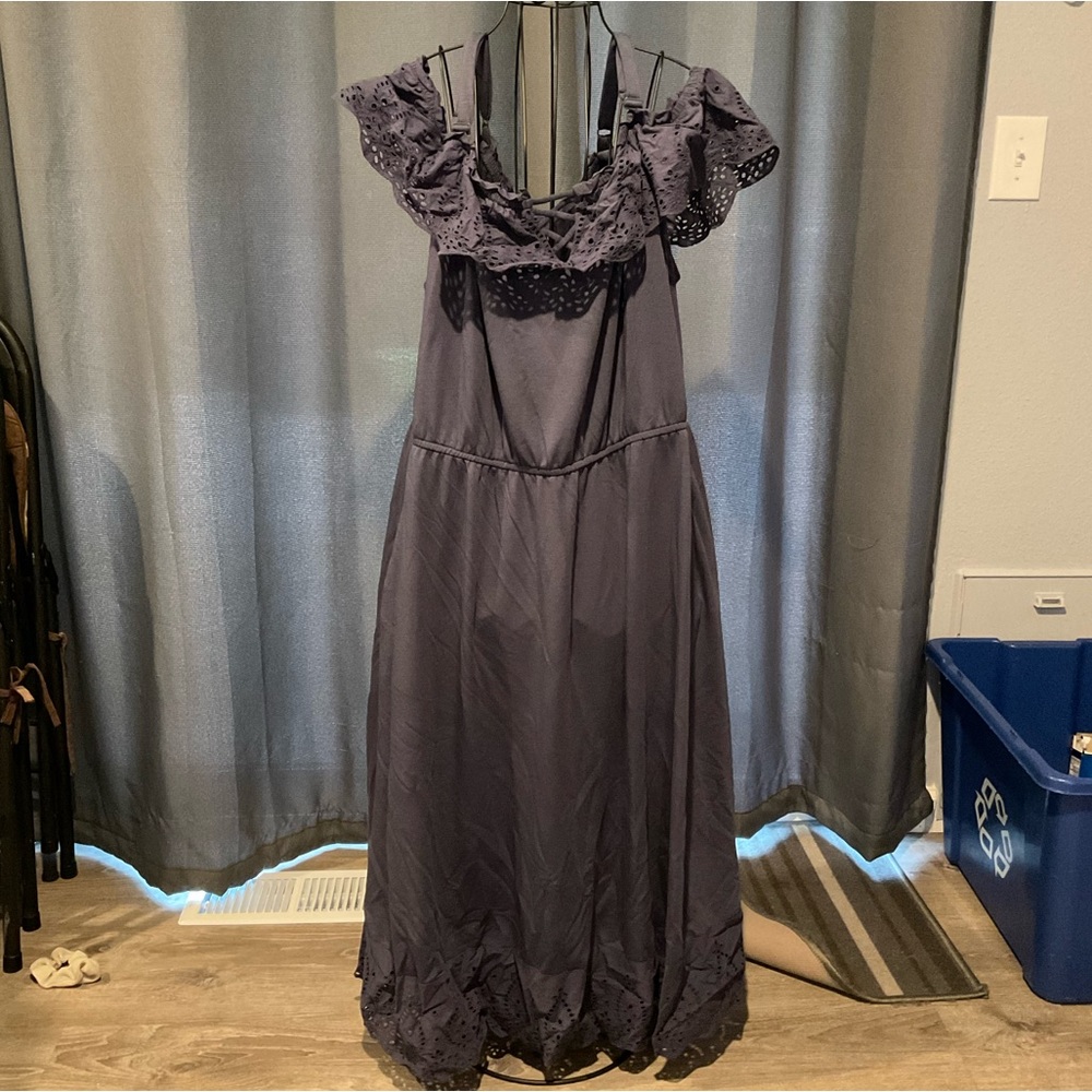 Lane Bryant Cold-Shoulder Summer Dress